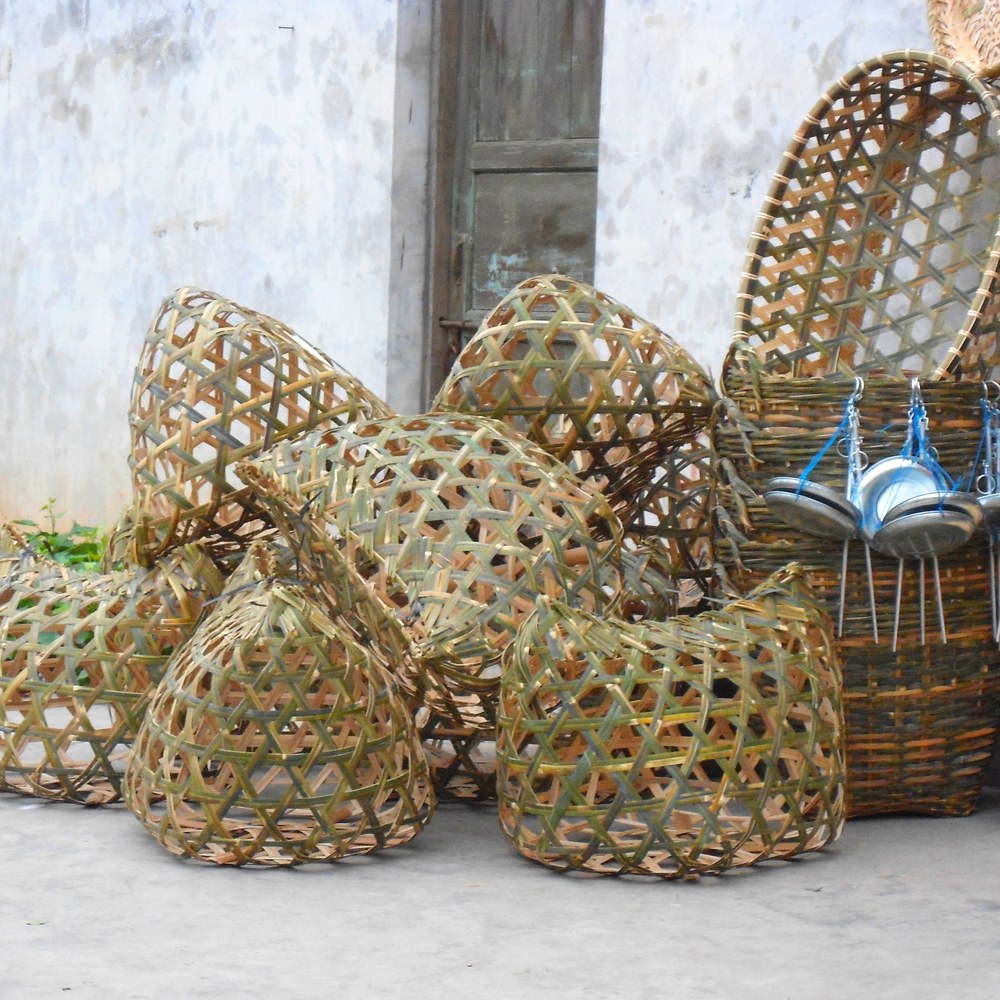 Cane Basket Planter